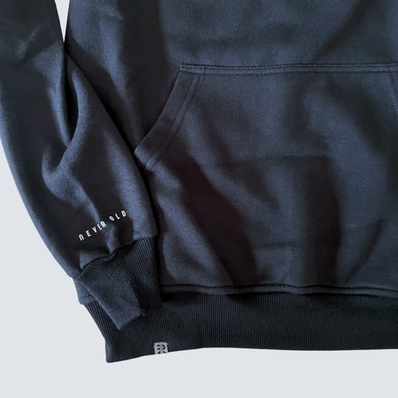Never Old Inspiration Graphic Hoodie Sweatshirt Black, NWT-XL - Picture 4 of 7